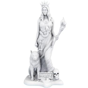 Imagem de Estátua Hecate - Deusa grega - Versão 6 (Cor Mármore)