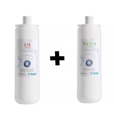 Imagem de Kit Refil Filtro Ibbl C+5 + Refil Filtro C+3 Original Ibbl