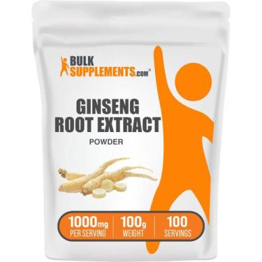 Imagem de Suplemento BulkSupplements.com Extrato de raiz de ginseng 100g