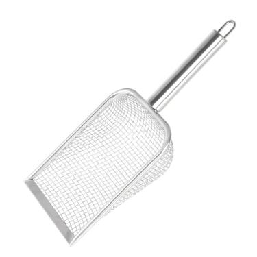 Imagem de SUMERSHA Cat Litter Scoop Stainless Steel Mesh Scooper for Litter Box Kitten Pooper Lifter, Beach Mesh Shovel for Shell Collecting