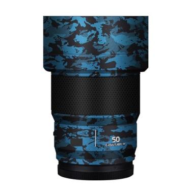 Imagem de 50 1.8 Película protetora para lente de câmera película protetora decalque adesivo anti-arranhões acessórios para Panasonic Lumix S 50 mm F1.8 (azul cavaleiro)