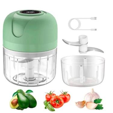 Imagem de Processador Mini Alimentos Elétrico Portátil Com Bateria Usb - Eletric