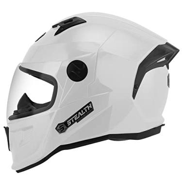 Imagem de CAPACETE FECHADO PRO TORK STEALTH SOLID BRILHANTE BRANCO TAM. 60