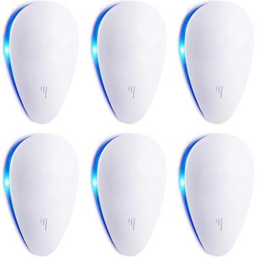 Imagem de Repelente ultrassônico atualizado de controle de pragas, repelente ultrassônico, repelente interno de insetos para insetos, baratas, roedores, insetos, baratas, aranhas, formigas, mosquitos e ratos, 6