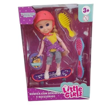 Imagem de Boneca My Little Girls - Skatista HONGYAO