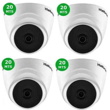 Imagem de kit 4 Câmera de segurança Intelbras VHL 1120 D 3,6mm 20m com resolução