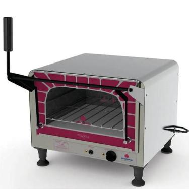 Imagem de Forno Refratário Mini Chef Progás Elétrico Aço Inox PRPE-400 STYLE, 22