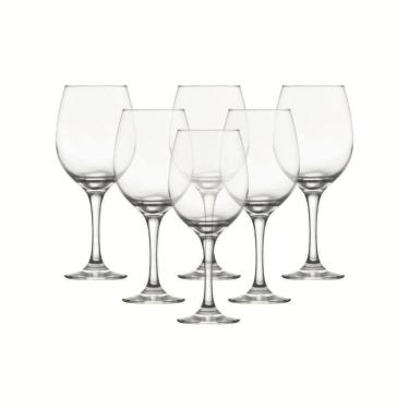 Imagem de Conjunto De Taças De Vidro Para Vinho/ Água 490 Ml 6 Peças