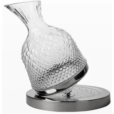 Imagem de Decanter Aerador Giratório 360 Vinho Vidro Cristal Luxo 1,5L