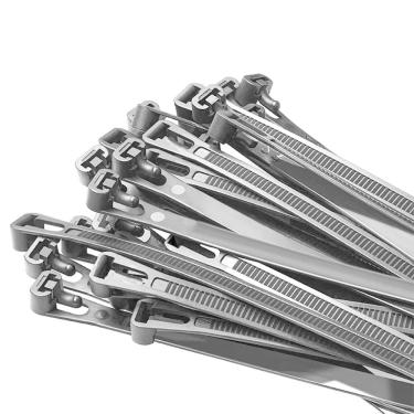 Imagem de Abraçadeira Cinta Plastica Reutilizavel 7,6 X 150Mm 50 Pçs