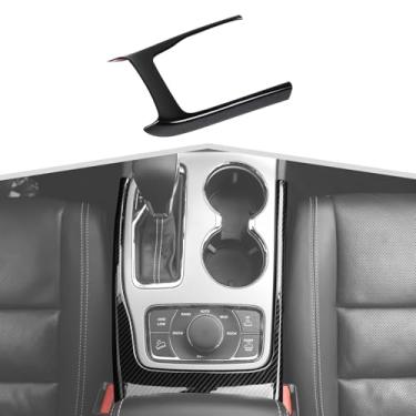 Imagem de Amayum Moldura interna de câmbio adequada para Jeep Grand Cherokee 2014-2020 capa de acabamento de câmbio acessórios internos