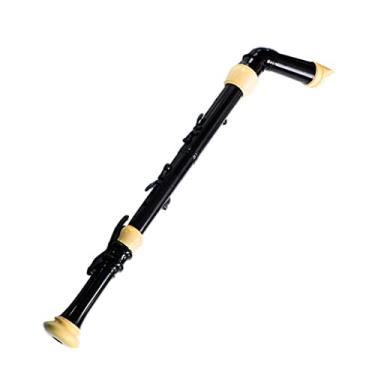 Imagem de Flauta para iniciantes flauta vertical chinesa instrumento musical flauta para iniciantes gravador de baixo profissional barroco 8 furos F chave flauta soprano instrumento musical