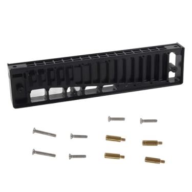 Imagem de Harmonica pente de alumínio de alumínio 12 buracos gaita pente de pente para o Super64 Super64x