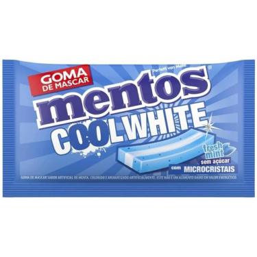 Imagem de Kit c/ 4 Goma De Mascar Chiclete Mentos Cool White 8,5g