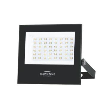 Imagem de Refletor blumenau 78506000 led pro 50w ip66 alumínio quadrado 6500k