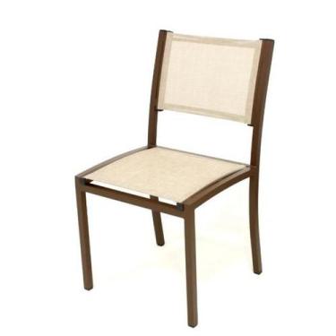 Imagem de Cadeira Varanda cadeira alumínio tela sling área externa - Sarah Móvei