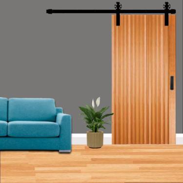 Imagem de Kit Porta de Correr Faroni Cefa Mapaf, 80X210