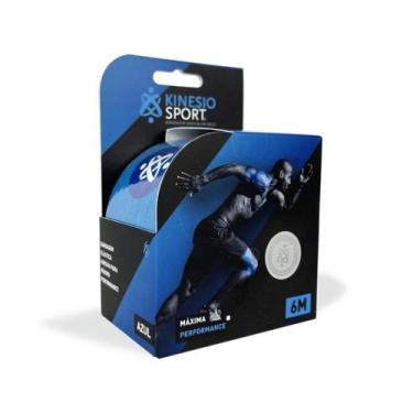Imagem de Bandagem Elástica com 6 METROS Fita Adesiva Rolo 5cm X 6m Taping Pré I