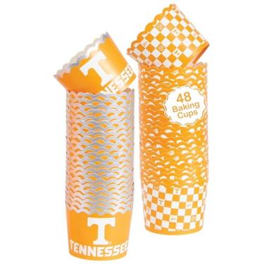 Imagem de Copos de cozimento Tennessee Vols (48 peças) para decorações de festa de futebol, aniversário e formatura Volunteers da UT (Tennessee Vols)