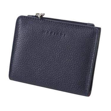 Imagem de Carteira Feminina De Couro Bovino Mariart Azurita - Marinho