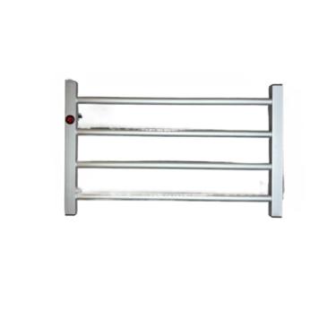 Imagem de Toalheiro Térmico 4 Barras Porta Toalha Suporte Para Toalha de Rosto Pequeno Electrowood (PRATA,127/220V)