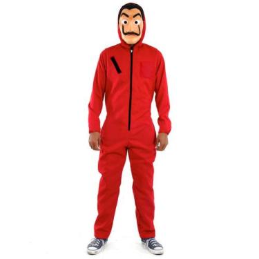 Imagem de Fantasia La Casa de Papel  Macacão Vermelho - Abrakadabra, UNICA, M