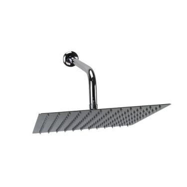 Imagem de Ducha Chuveiro Inox 30 Cm com Braço 35 cm de Parede - AMG Metais