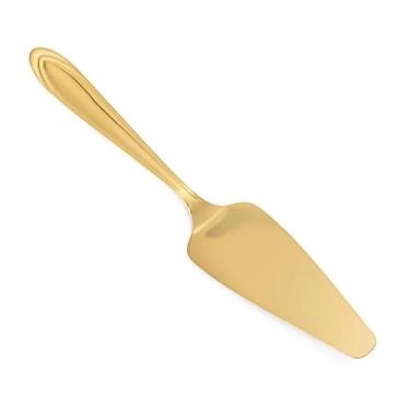 Imagem de Espátula para Bolo Lovers Dourado Aço Inox Gourmet Mix