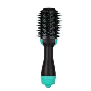 Imagem de Escova Secadora Alisador Elétrica Quente Cabelo Com 3 Em1 APENAS 110V(Verde)