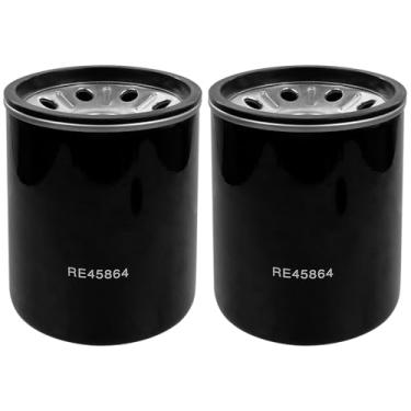 Imagem de Filtro de óleo hidráulico de transmissão RE45864 de 2 peças serve para John Deere 3025D 3035D 3043D 5038D 4044M 4044R 4049M 4049R 4052M 4052R 4066M 4066R 3036E 5045D 50552M 4066M 4066R 3036E 5045D