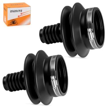 Imagem de 2 peças de bota universal de eixo de transmissão com braçadeira para Suzuki QuadRunner KingQuad 250 300 LT-4WD LT-F250 LT-F4WDX LT-F4WDX 27153-19B70