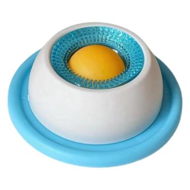 Imagem de Generic Alimentador lento para animais de estimação, brinquedo interativo para gatos, a mordidas, comedouro para cães, dispensador de petiscos, Amarelo para Cães