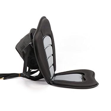 Imagem de Assento com Bolsa de Armazenamento Removível Canoa Ajustável Almofada Sentar em Topo Apoio Lumbar Confortável Espuma EVA Tecido Oxford 600D Espessura Espessa 4 Cintos Ajustáveis para Esportes Aquático