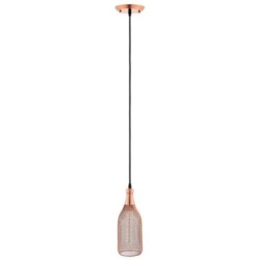 Imagem de Modway Luminária suspensa de teto moderna em formato de garrafa Glimmer 11,4 cm