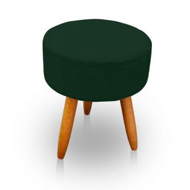 Imagem de Puff Redondo para Sala e Quarto Suede  - LH Decor - Los Hermanos Decor