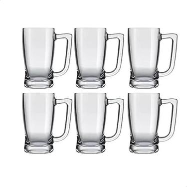 Imagem de Jogo de 6 Canecas de Chopp 340ml Vidro Safira - Original Line