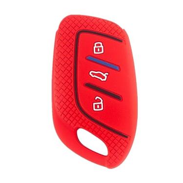 Imagem de Capas de silicone para chave de carro com padrão de favo de mel para Roewe RX3 RX8 ERX5 RX5 I6 I5 MG4 MG5 MG6 MG ZS EV HS EHS ZX GT 3 botões