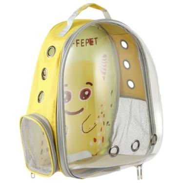 Imagem de MOCHILA DE TRANSPORTE PET BICHINHO AMARELO