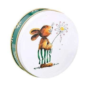 Imagem de Caixas de Doces para Presente | Organizador Hermético Para Alimentos Em Lata Com Coelho | Caixa De Presente Da Páscoa,Para Família Estudantes Adultos Crianças Homens Mulheres Feriado Uso Diário Casa