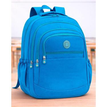 Imagem de Mochila Feminina Escolar Grande Estudante Adolescente Universitário Espaçosa-Unissex