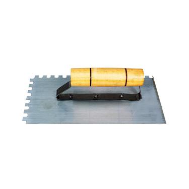 Imagem de Desempenadeira Dentada em Aço Carbono Cimento Reboco 25x12cm