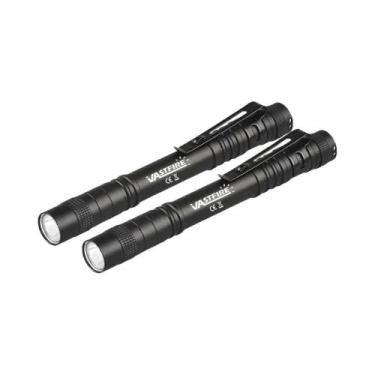 Imagem de Lanternas Portáteis Verdes Com Clipe, 2 Peças, Lanterna De Bolso Branc