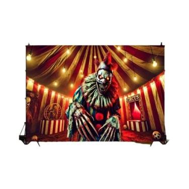 Imagem de Tecido De Fundo Para Festa De Circo De Terror, 1 Peça, Ampla Seleção D