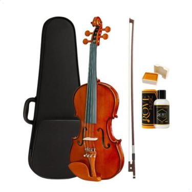 Imagem de Violino Eagle Ve441 Profissional Completo 4/4 + Polidor Rove