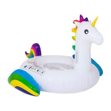 Imagem de Boia Inflável Unicórnio Float 132X110X78CM - Jilong, Branco, Unicórnio