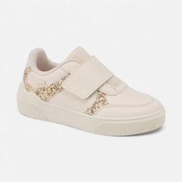 Imagem de Tênis Klin Casual Feminino Infantil Off White-Feminino