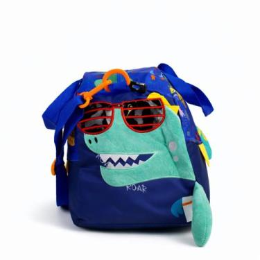 Imagem de Bolsa Infantil Colorida Viagem Criança Menino Menina Bolsa Passeio Esc