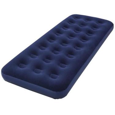 Imagem de Colchão Inflável BRX Camping Individual Suporta até 100 kg