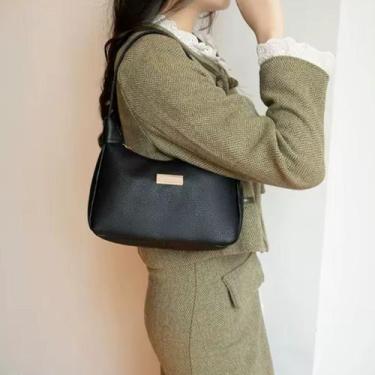 Imagem de Bolsa Feminino Clássico elegante pu hobo - NoBrand, Preto