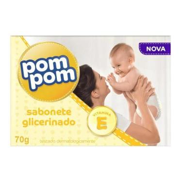 Imagem de Sabonete bebê pompom suave glicerinado 70g